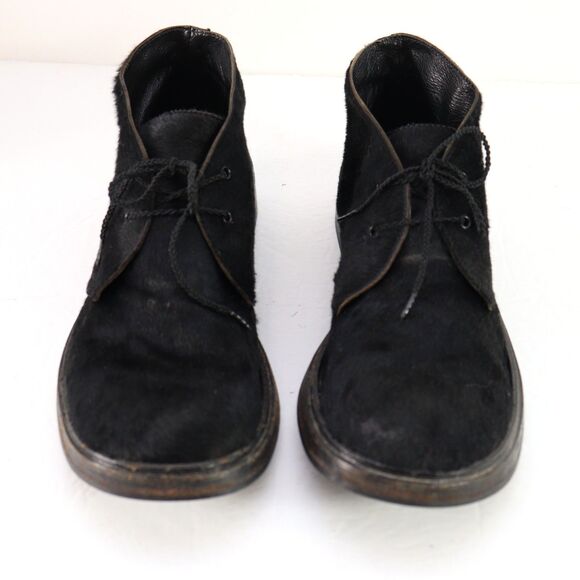 Gianni Barbato Pony Hair Chukka Lace Up Boots size 39 - Picture 2 of 8